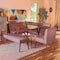 Baxton Studio Odessa Mid-Century Modern Grey Fabric and Walnut Brown Finished Wood 5-Piece Dining Nook Set 175-10843-10842-10980-10840-Zoro - alternate 4